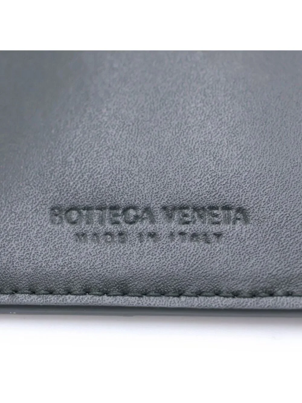 Bottega Veneta Maxi Intrecciato Fragment Case Coin Charcoal